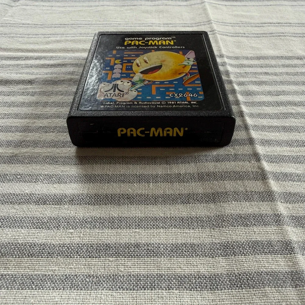 PAC-MAN Atari 2600, (1981) Tested & Works
